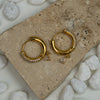 Ursa Round Huggie Earrings