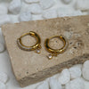 Ursa Round Huggie Earrings