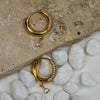 Ursa Round Huggie Earrings