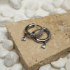 Ursa Round Huggie Earrings