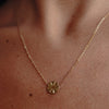 Vikto Sunburst Pendant Necklace