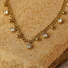 Vionna Drop Gold Necklace