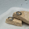 Wynn Square Gem Hoop Earrings