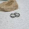 Zephyr Teardrop Gem Huggie Earrings
