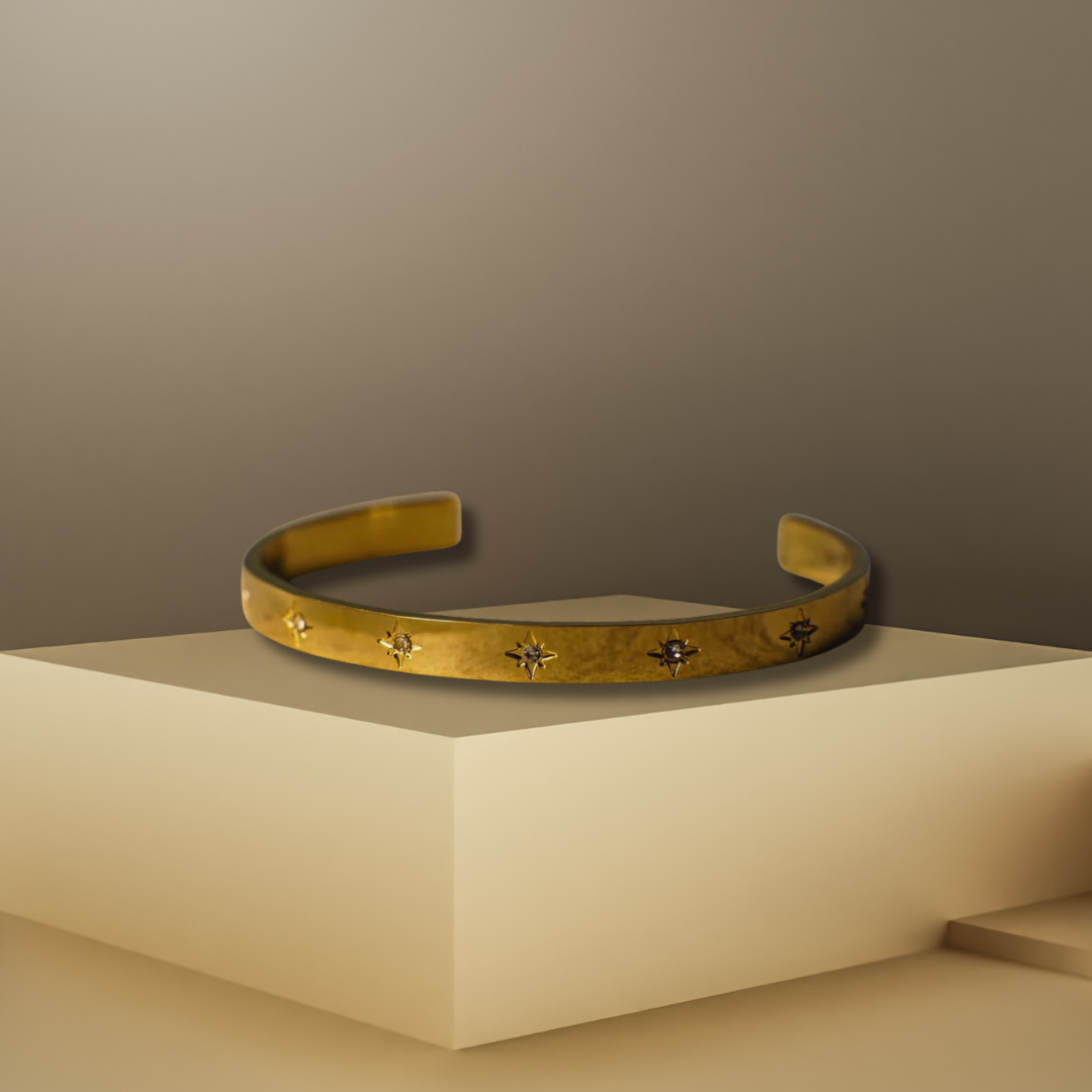 Zuzanna Gold Star Cuff Bracelet