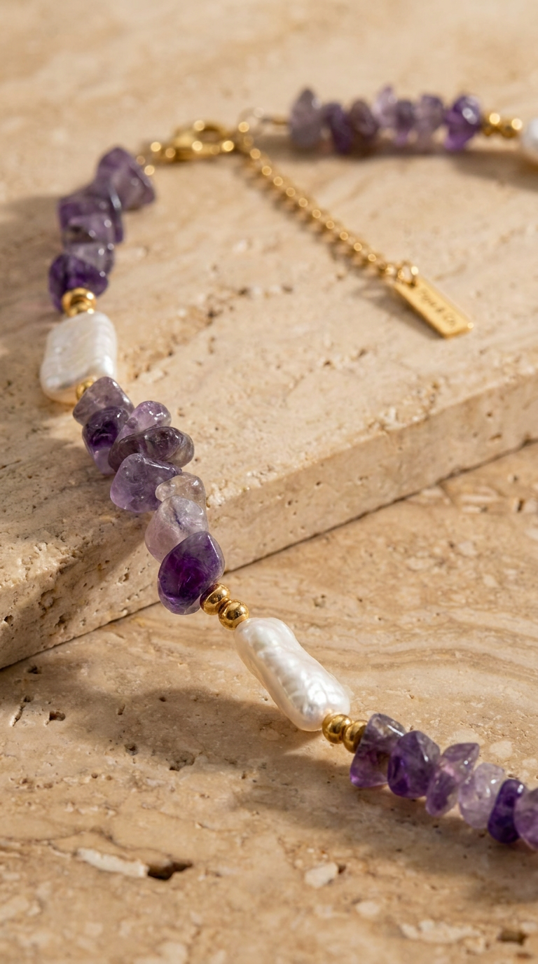 Morgan Semi Precious stone Necklace