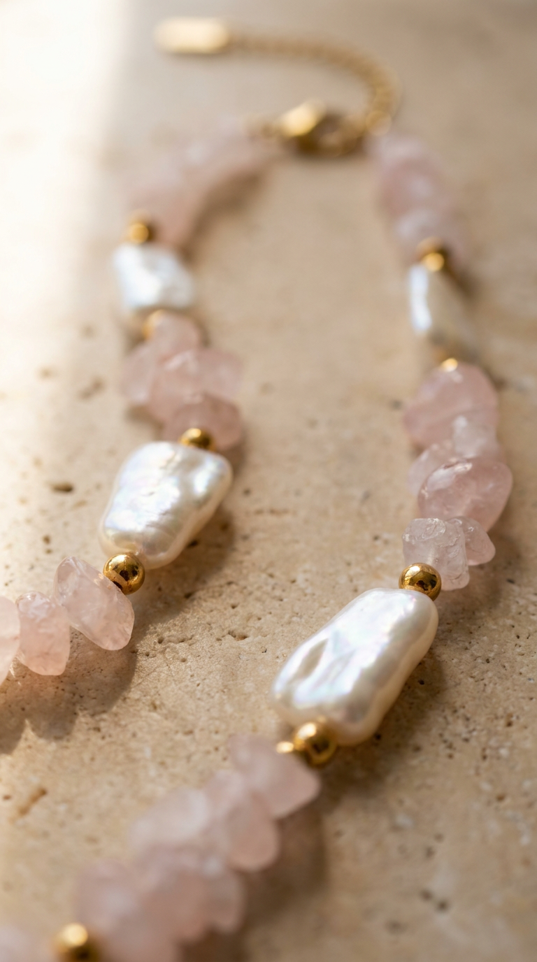 Morgan Semi Precious stone Necklace
